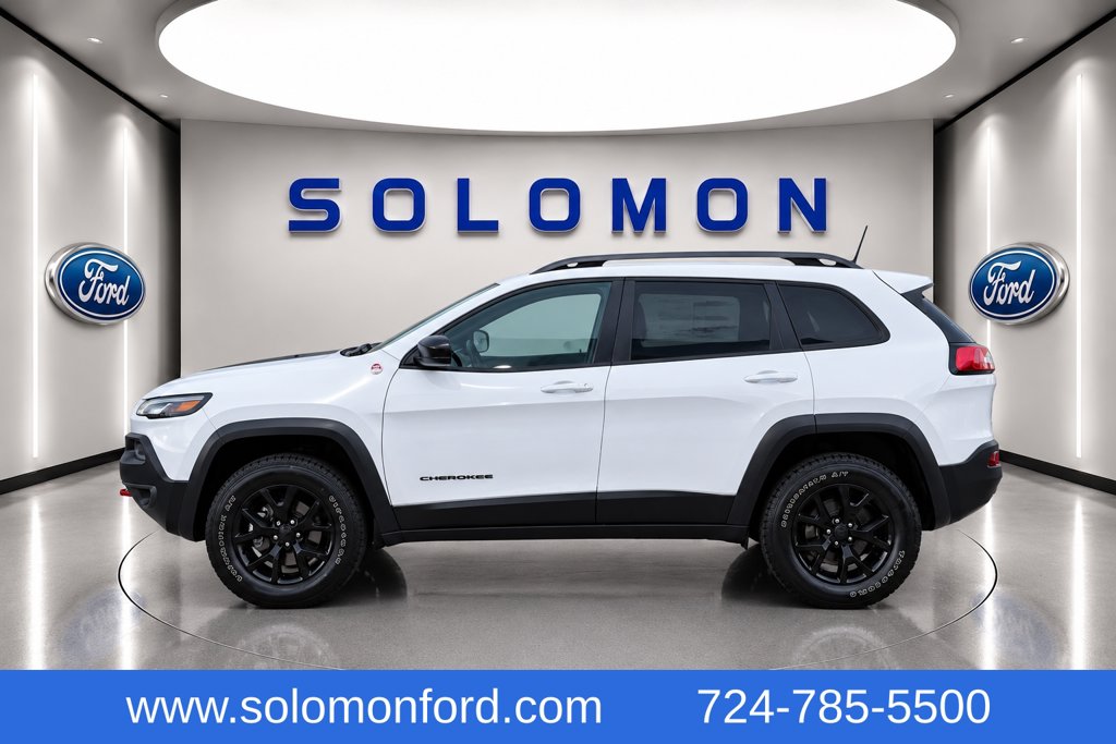 Certified 2017 Jeep Cherokee Trailhawk with VIN 1C4PJMBS6HW638473 for sale in Brownsville, PA
