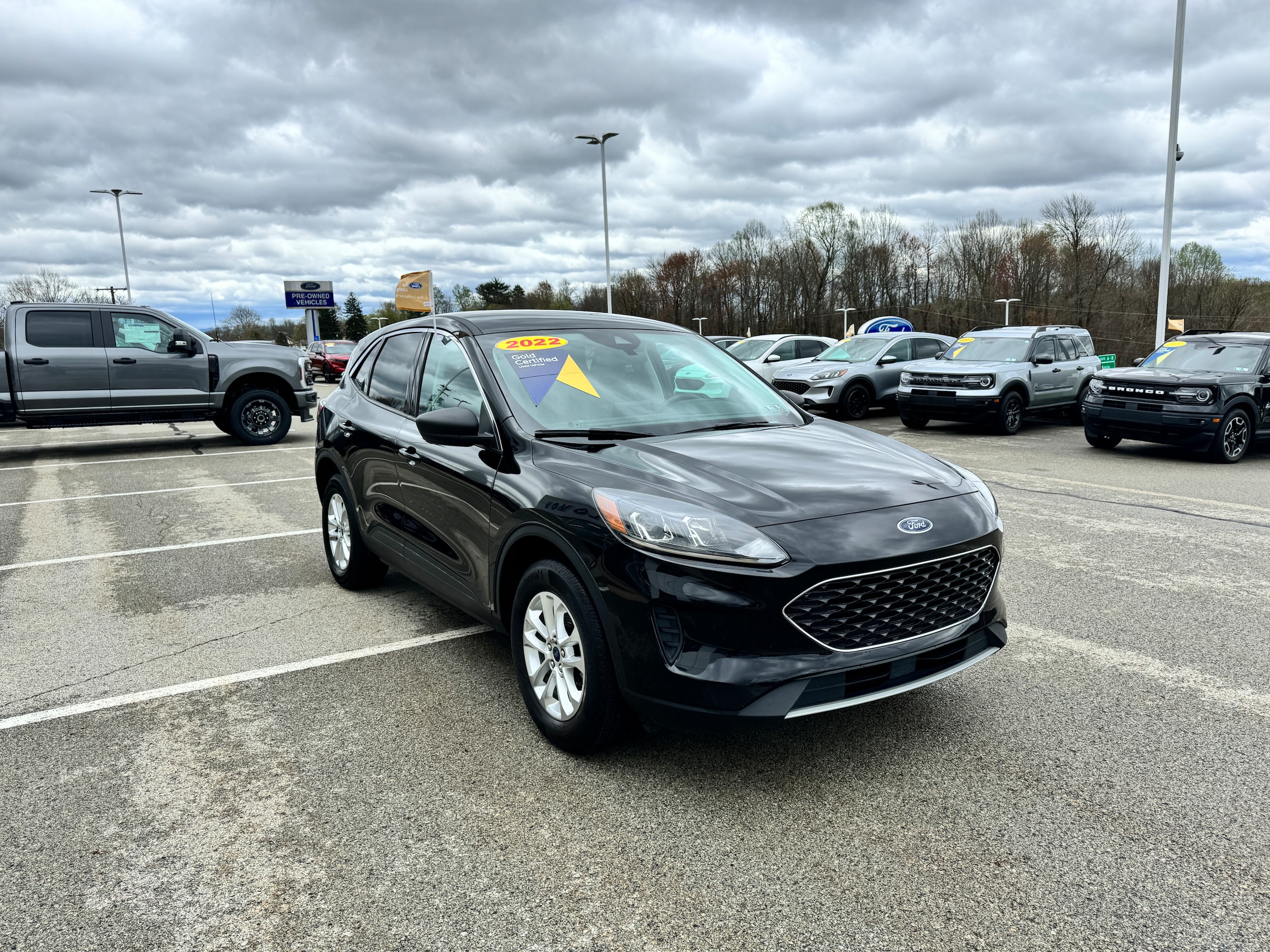 Certified 2022 Ford Escape SE with VIN 1FMCU9G62NUA96063 for sale in Brownsville, PA