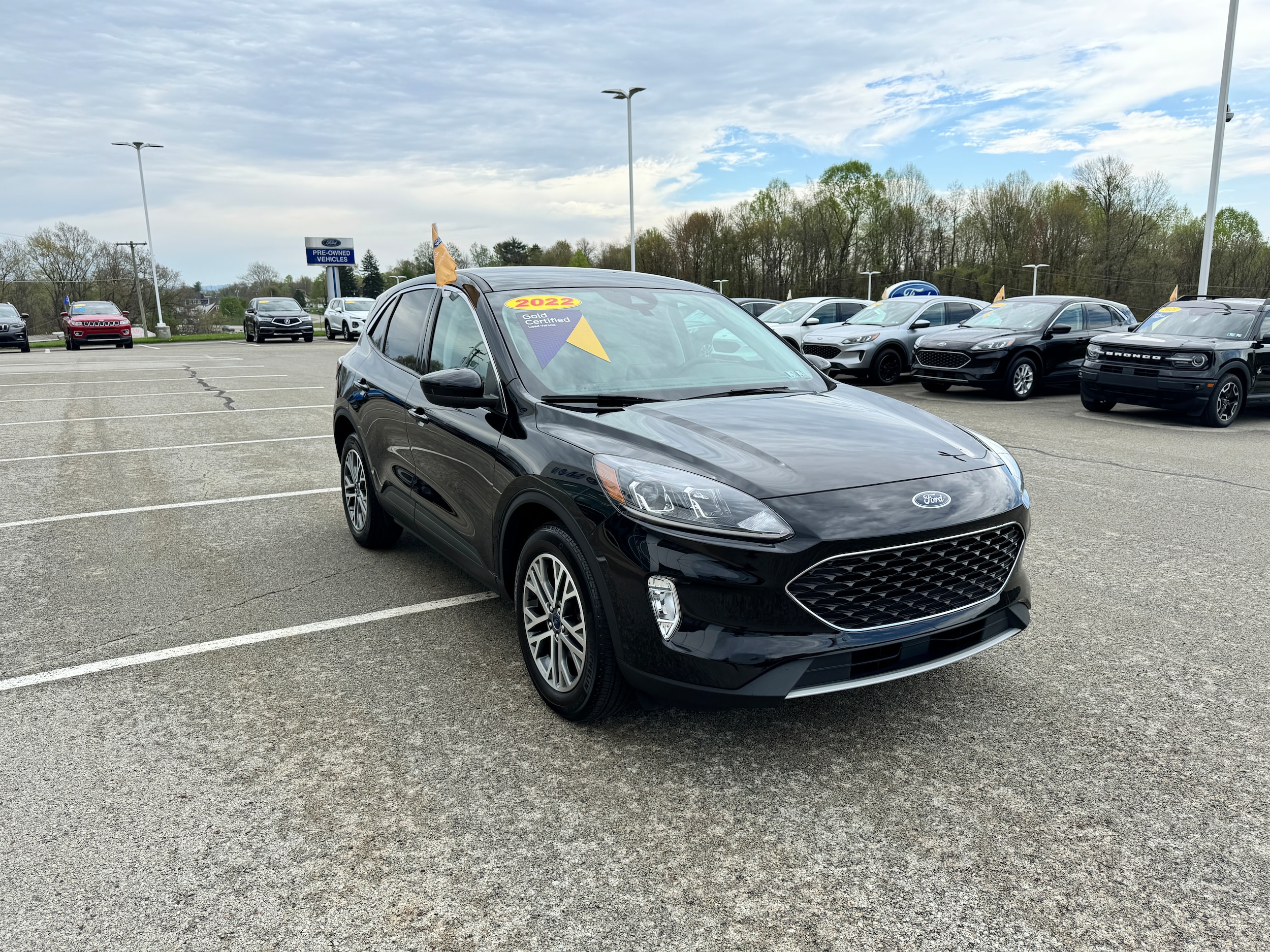 Certified 2022 Ford Escape SEL with VIN 1FMCU9H69NUA35274 for sale in Brownsville, PA