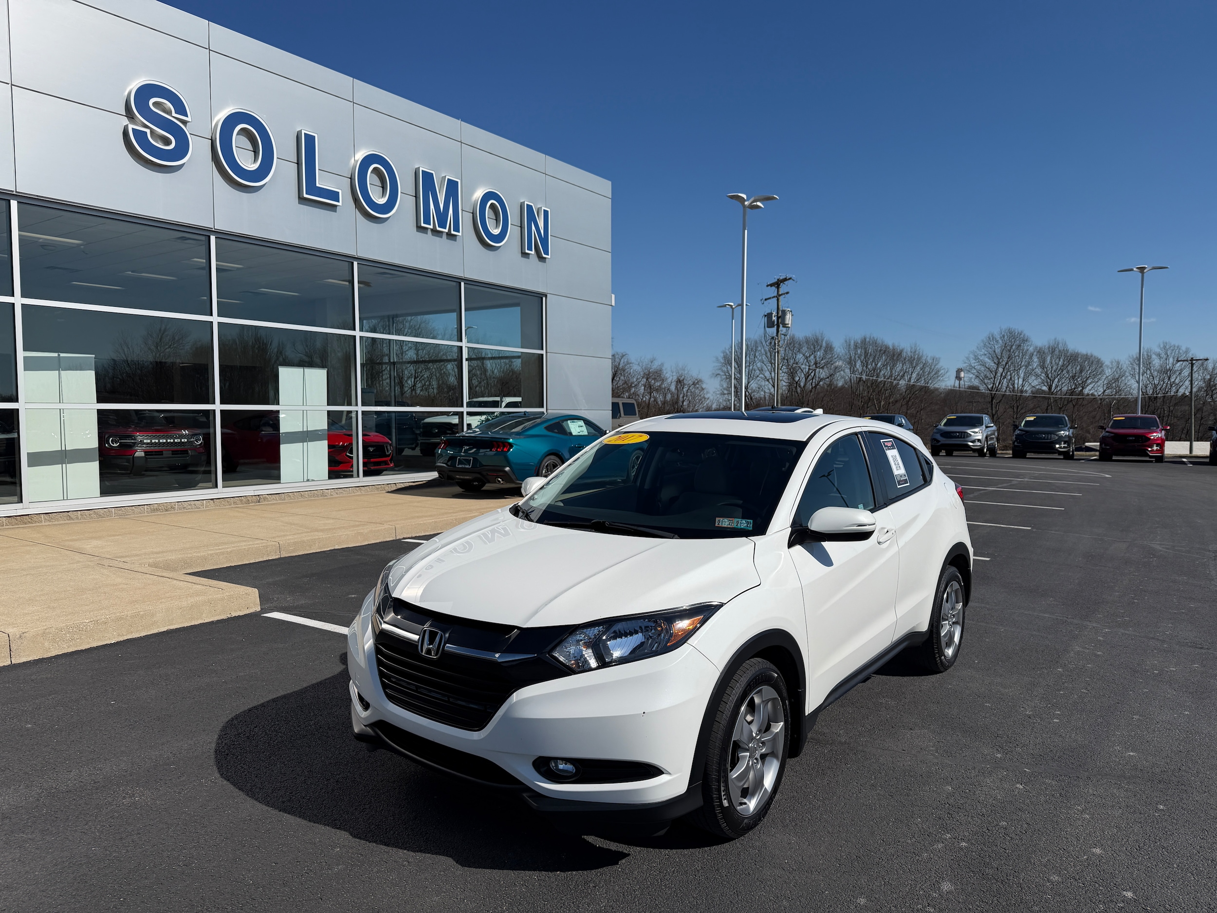 Certified 2017 Honda HR-V EX with VIN 3CZRU6H54HM722377 for sale in Brownsville, PA