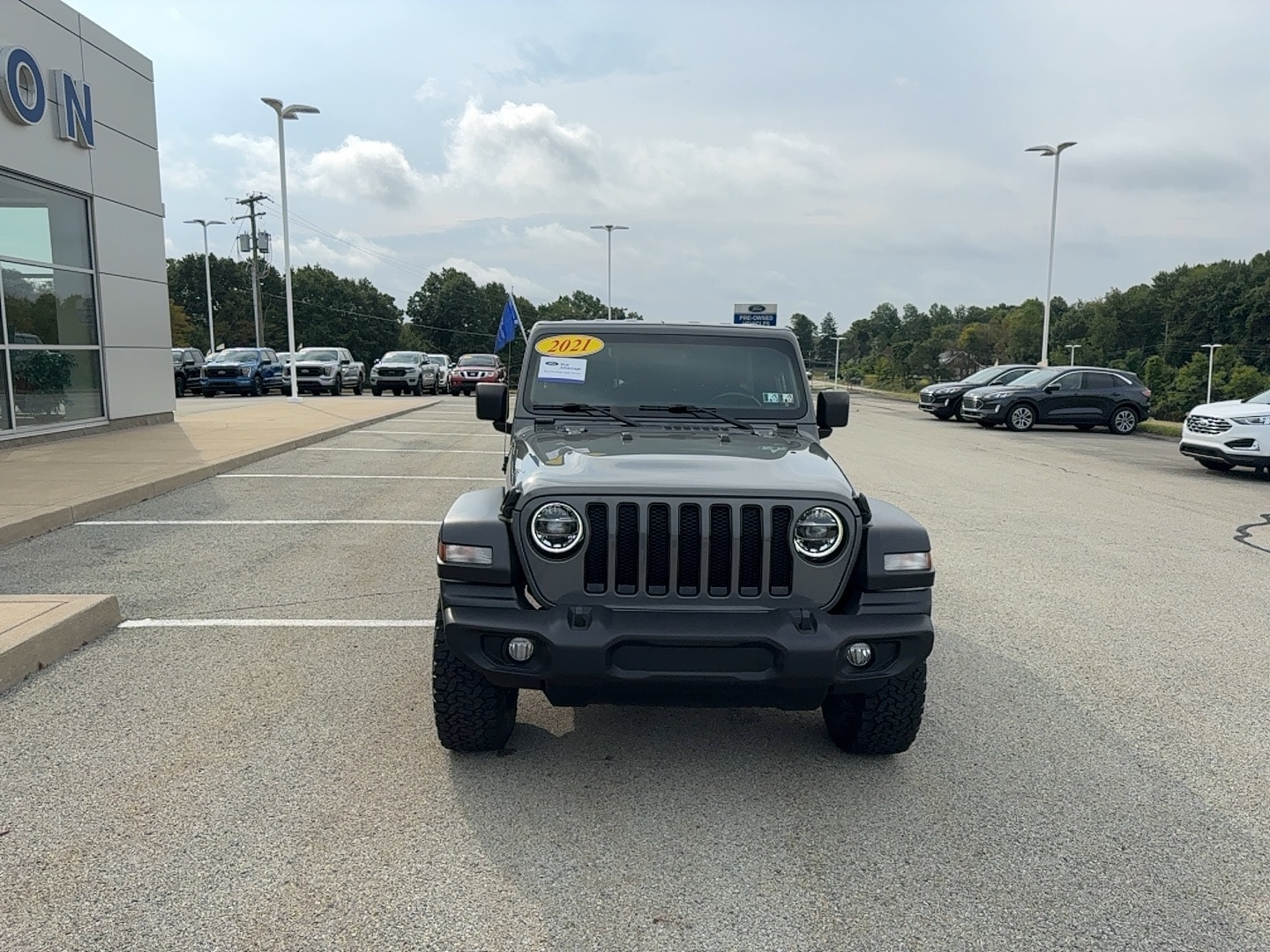 Used 2021 Jeep Wrangler Unlimited Altitude with VIN 1C4HJXDG5MW692386 for sale in Brownsville, PA