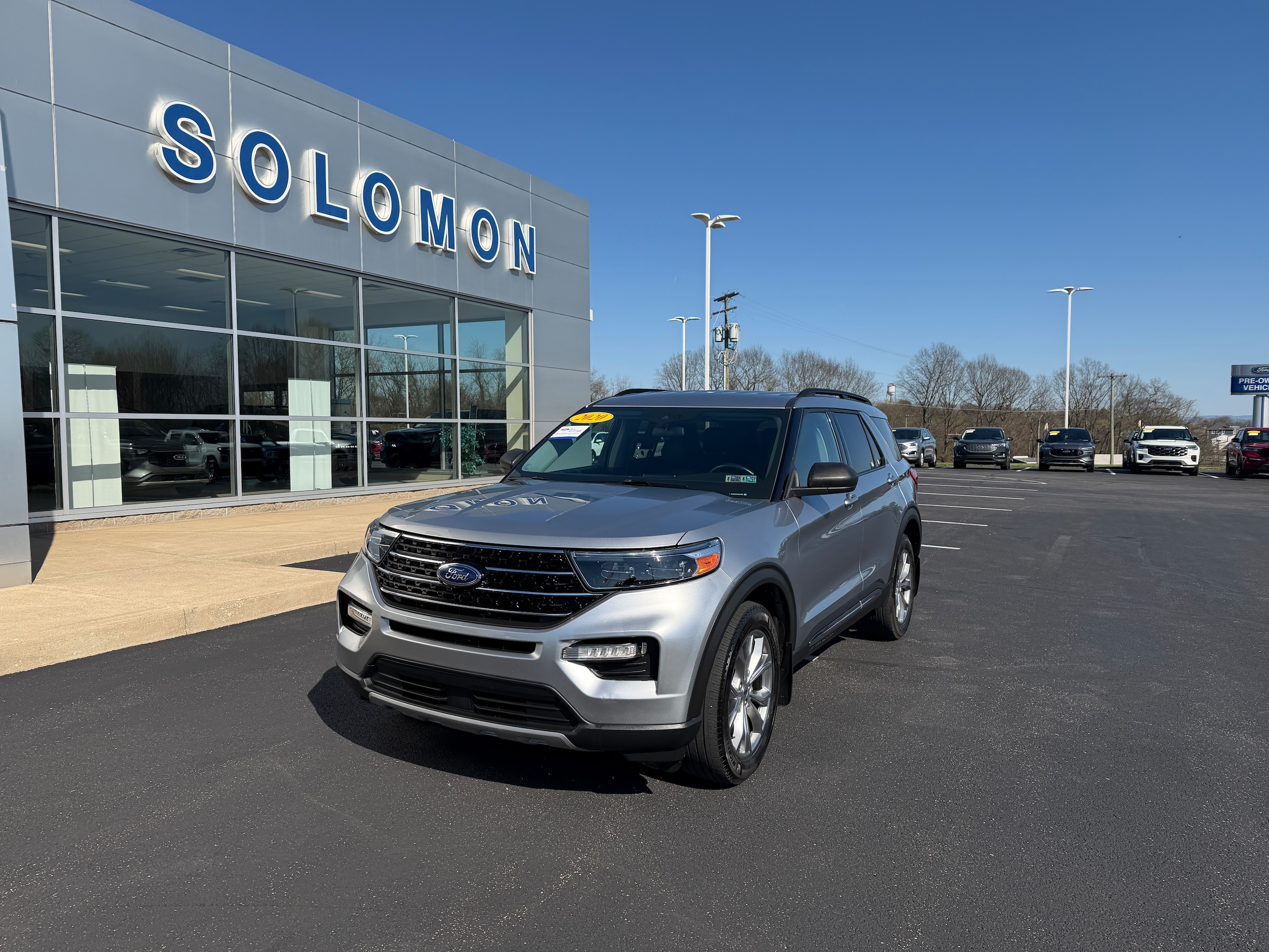 Certified 2020 Ford Explorer XLT with VIN 1FMSK8DHXLGD14568 for sale in Brownsville, PA