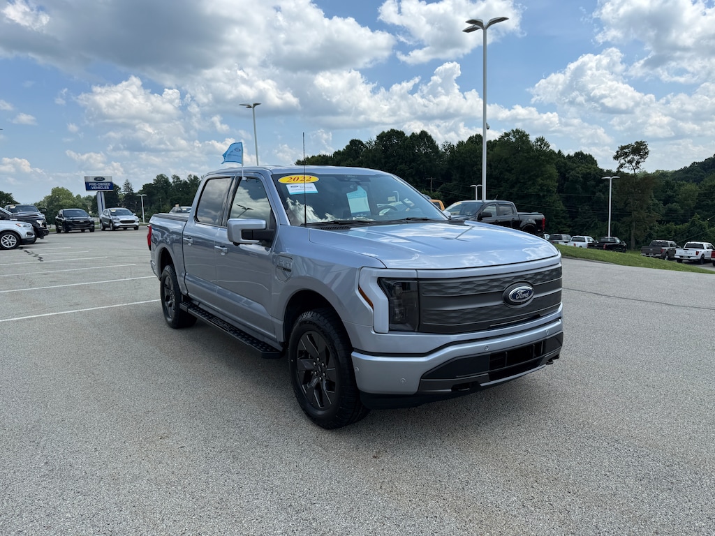 Certified 2022 Ford F-150 Lightning LARIAT LARIAT 4WD SuperCrew 5.5 Box