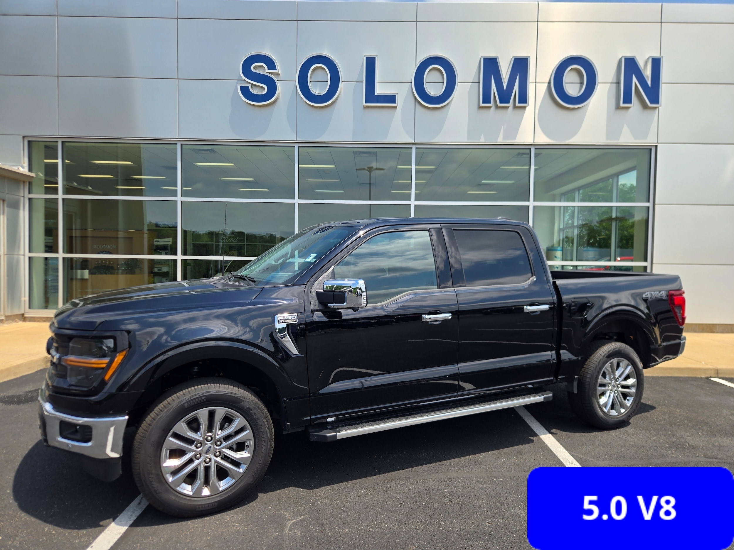 Agate Black Metallic 2026 Ford F-150 Pickup Truck Four-Wheel Drive Automatic