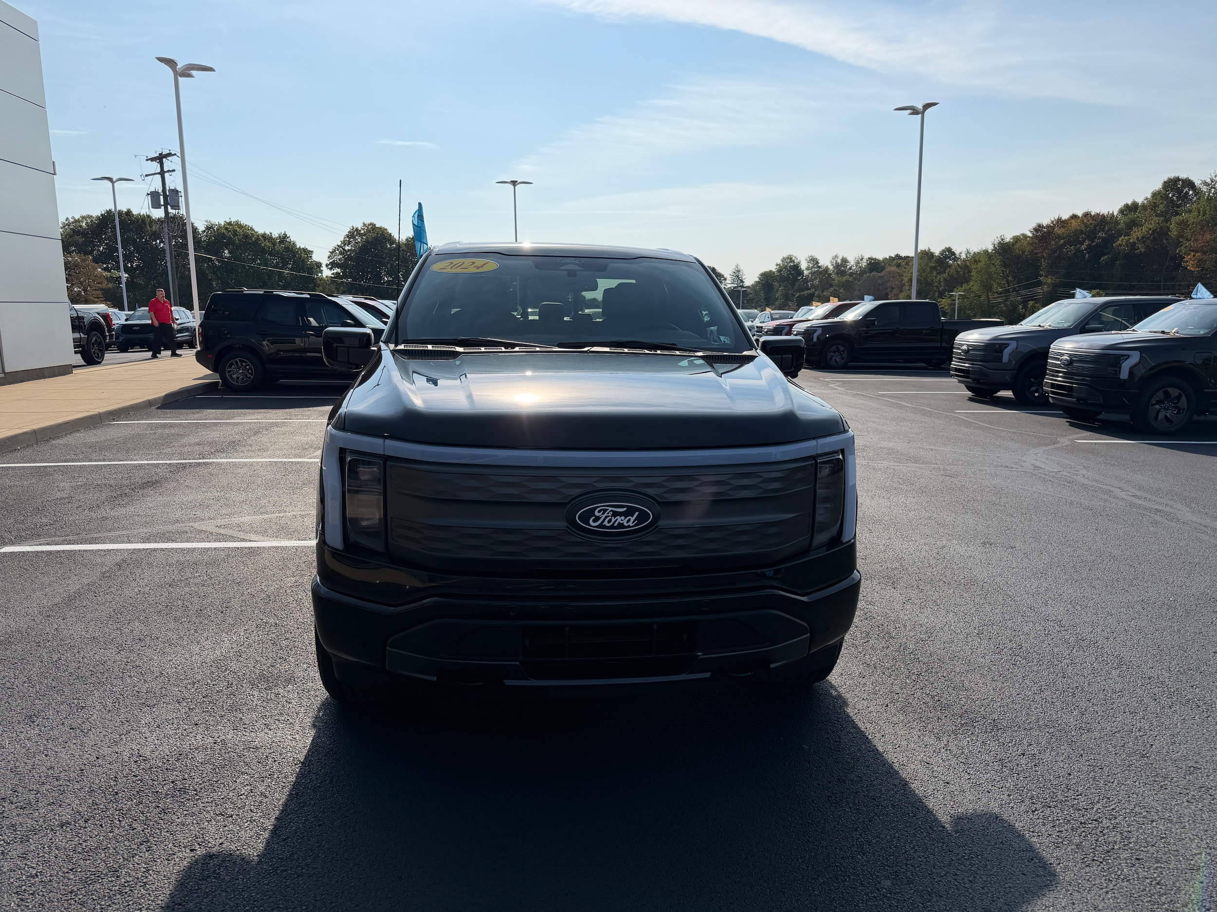 Certified 2024 Ford F-150 Lightning Lariat with VIN 1FT6W5L77RWG10504 for sale in Brownsville, PA