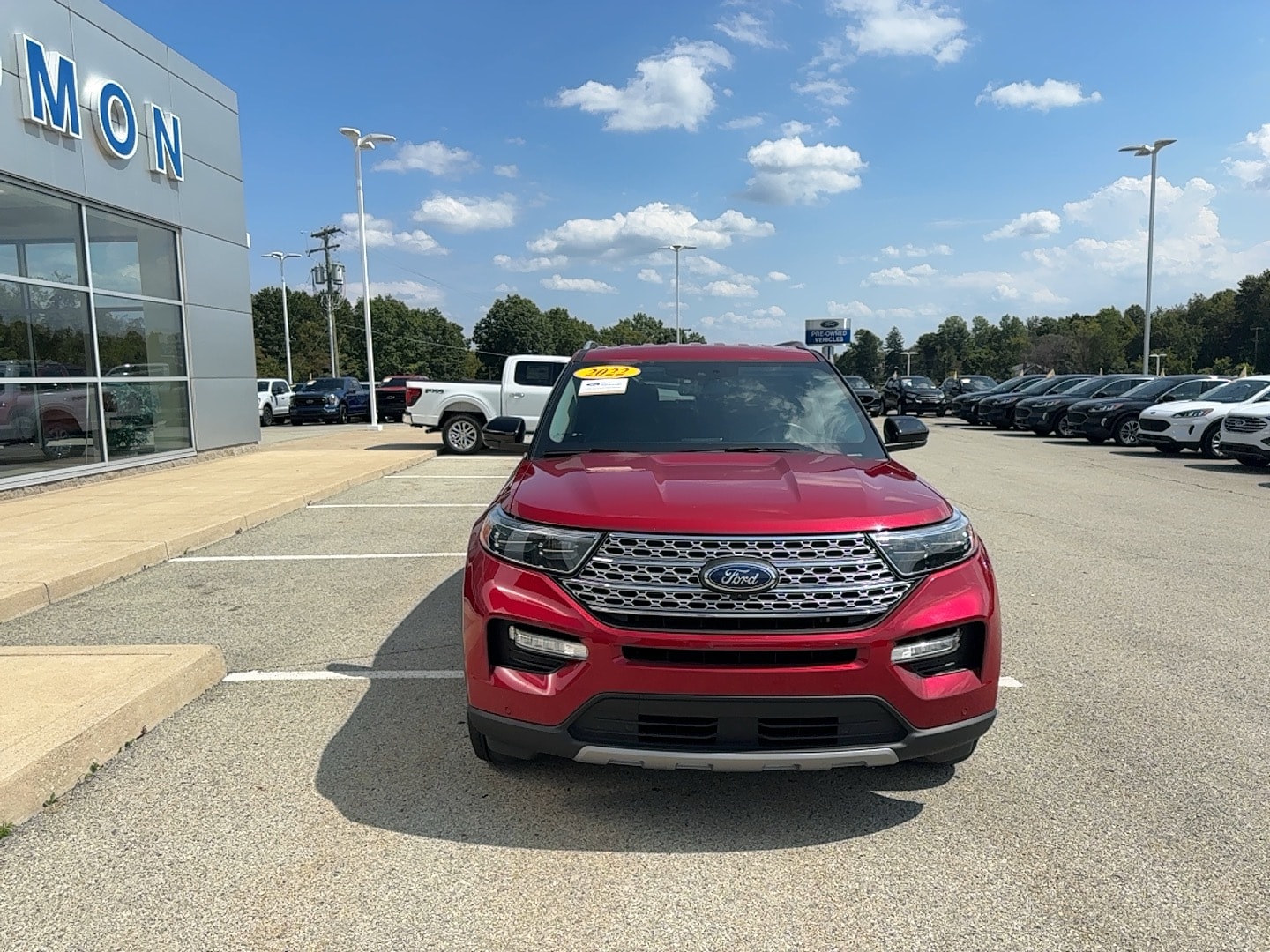 Certified 2022 Ford Explorer Limited with VIN 1FMSK8FH8NGB92910 for sale in Brownsville, PA