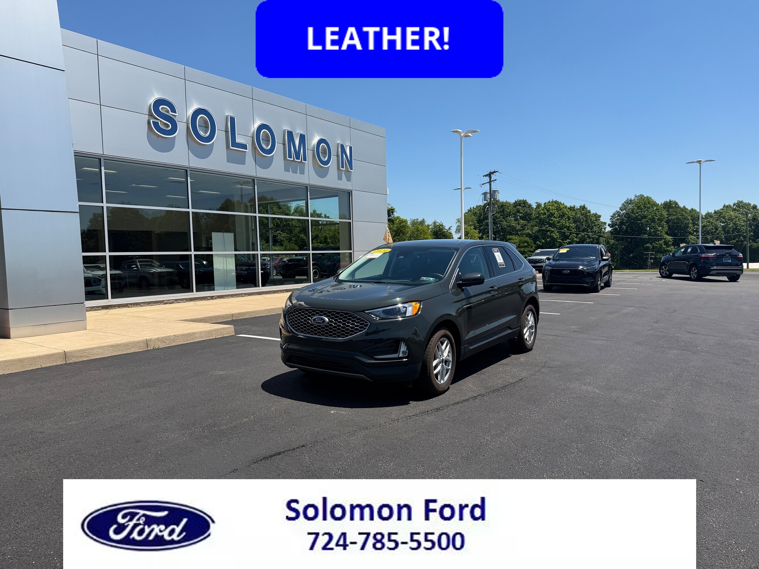 Forged Green 2024 Ford Edge SEL AWD SUV / Crossover All-Wheel Drive Automatic