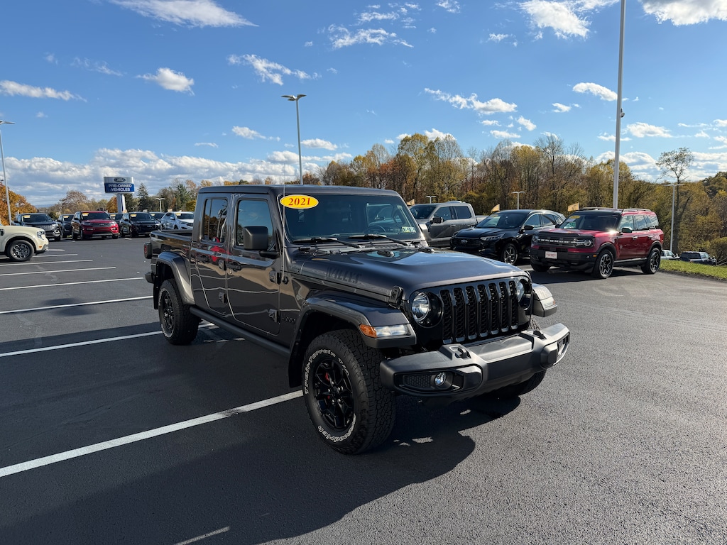 Certified 2021 Jeep Gladiator Willys Willys 4x4