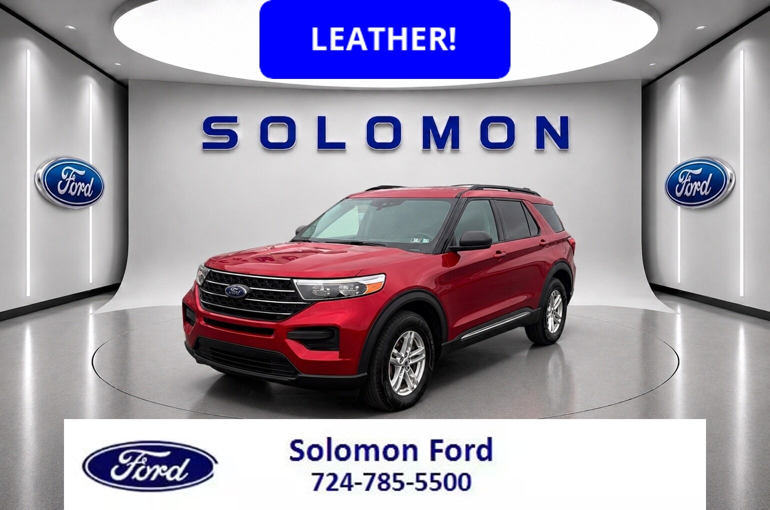 Rapid Red 2021 Ford Explorer SUV / Crossover All-Wheel Drive Automatic