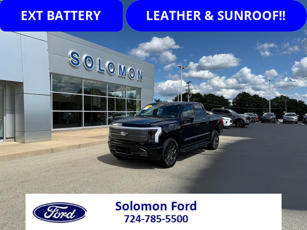 Certified 2024 Ford F-150 Lightning LARIAT LARIAT 4WD SuperCrew 5.5 Box