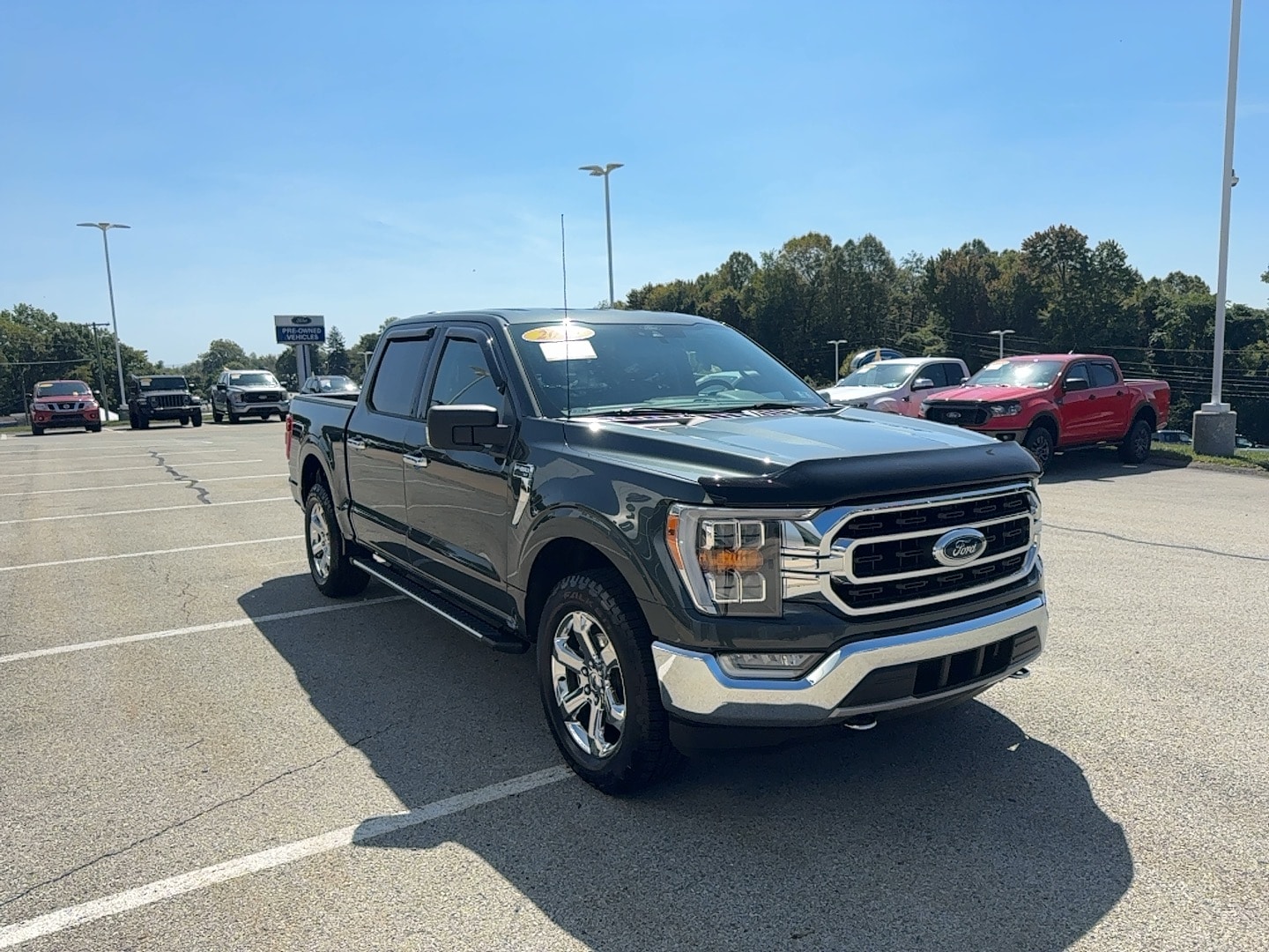 Used 2021 Ford F-150 XLT with VIN 1FTEW1EPXMKD89885 for sale in Brownsville, PA