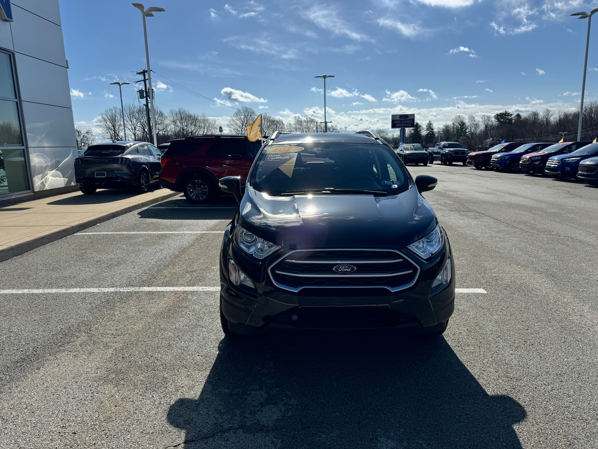 Certified 2022 Ford EcoSport SE with VIN MAJ6S3GL9NC466690 for sale in Brownsville, PA