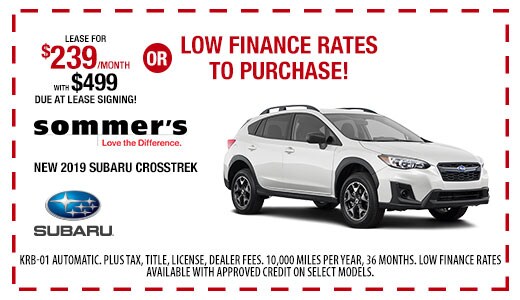 new vehicle specials sommer