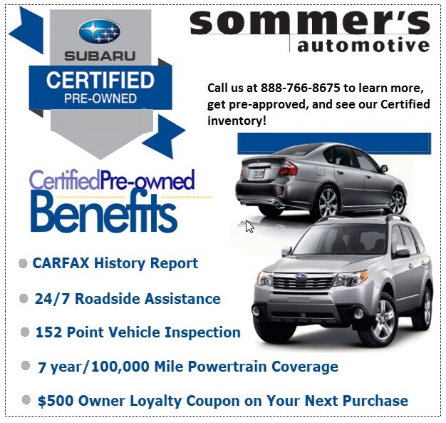 sommer s subaru new