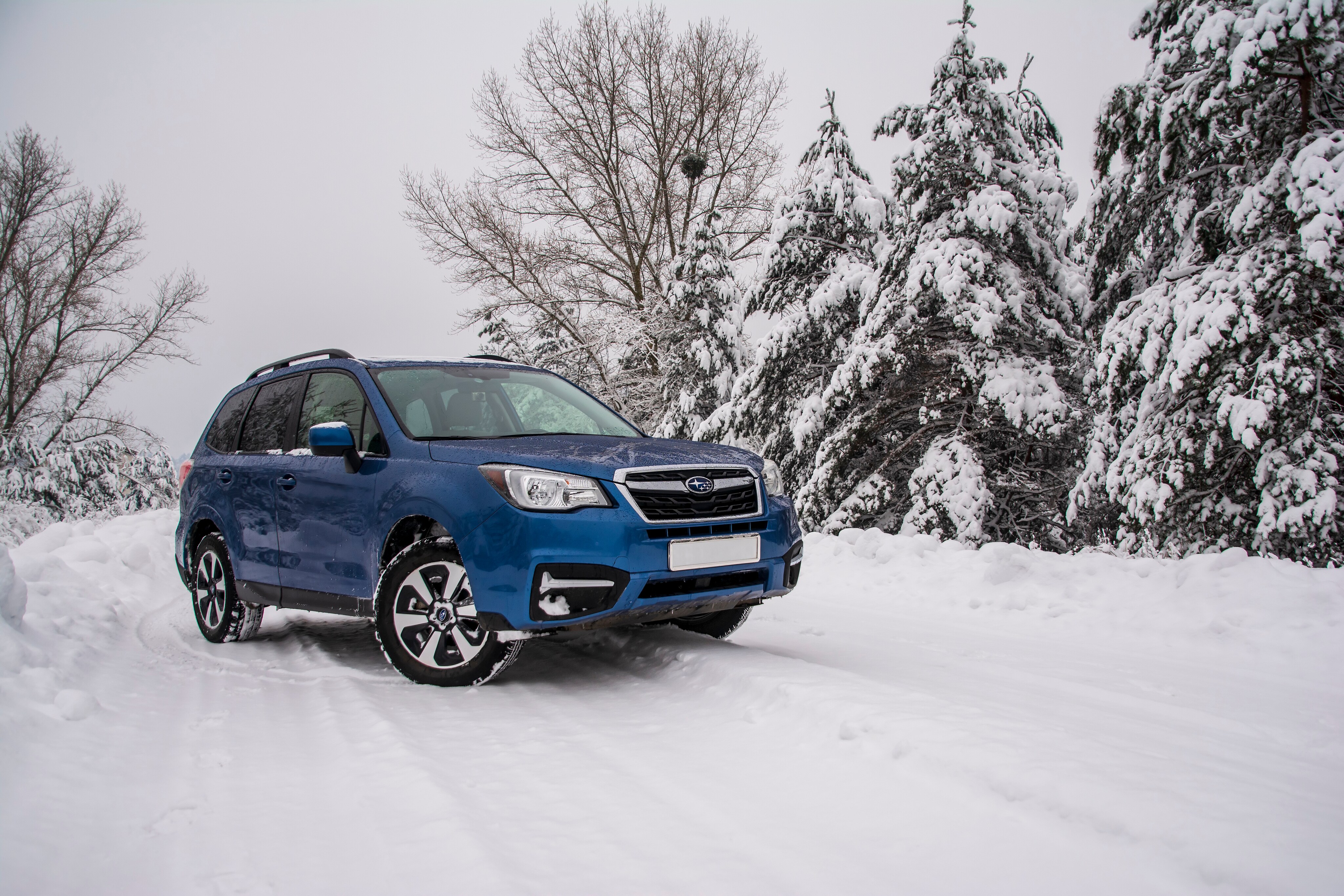 Subaru Crosstrek in Snow