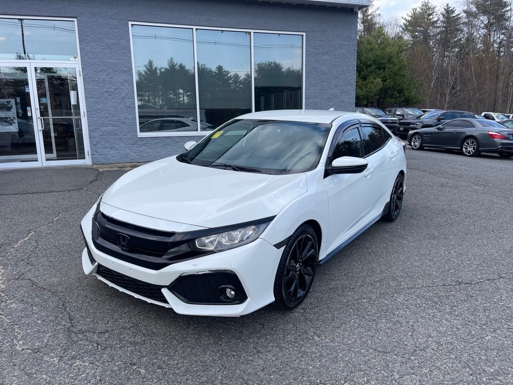 Used 2018 Honda Civic Hatchback Sport with VIN SHHFK7G42JU201938 for sale in Orange, MA
