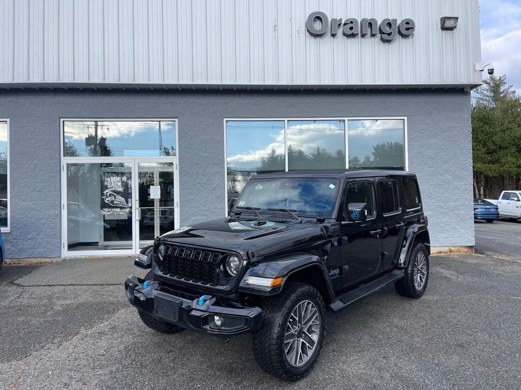 Used 2024 Jeep Wrangler 4xe High Altitude 4XE with VIN 1C4RJXU65RW146867 for sale in Orange, MA