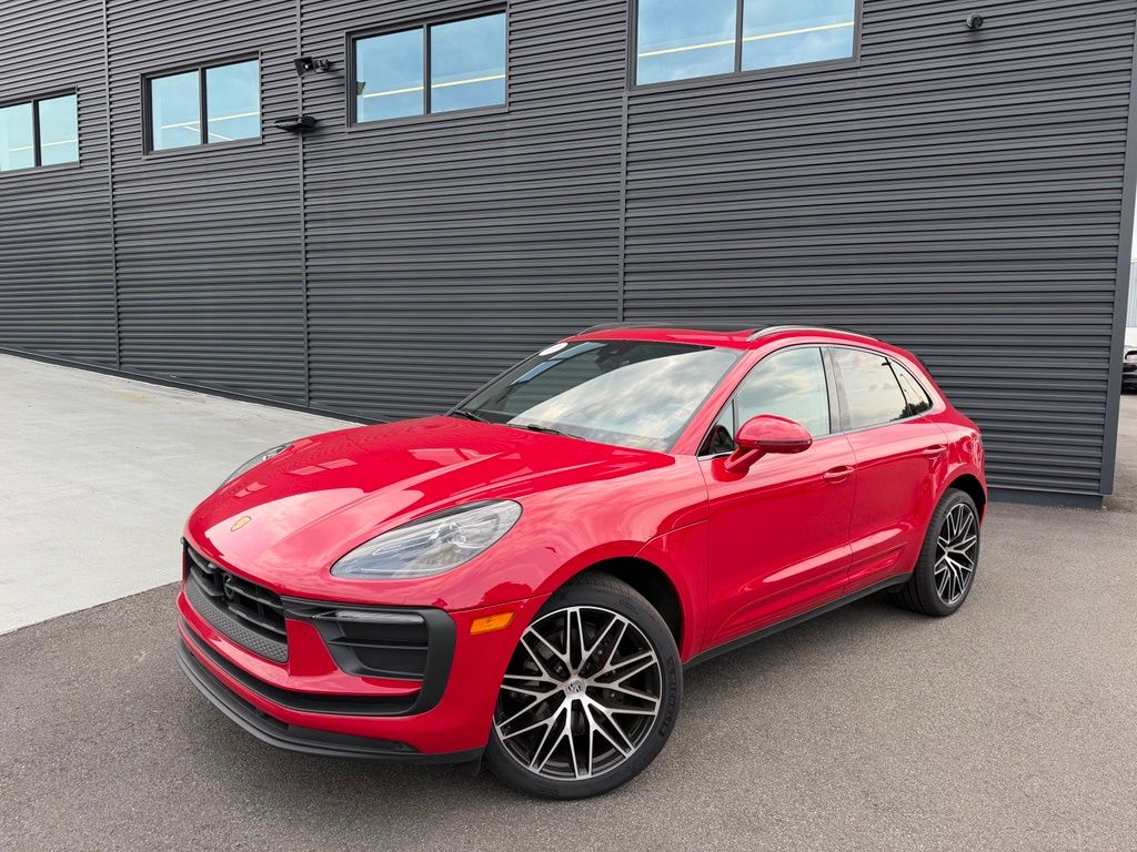 Red 2025 Porsche Macan SUV / Crossover 7-Speed Automatic