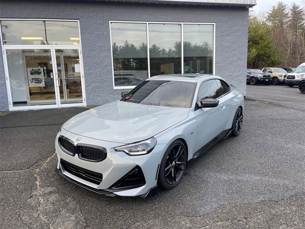 Used 2024 BMW 2 Series M240i with VIN 3MW53CM01R8E34808 for sale in Orange, MA