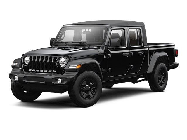 Black Clearcoat 2023 Jeep Gladiator Pickup Truck Four-Wheel Drive 6-Speed Manual