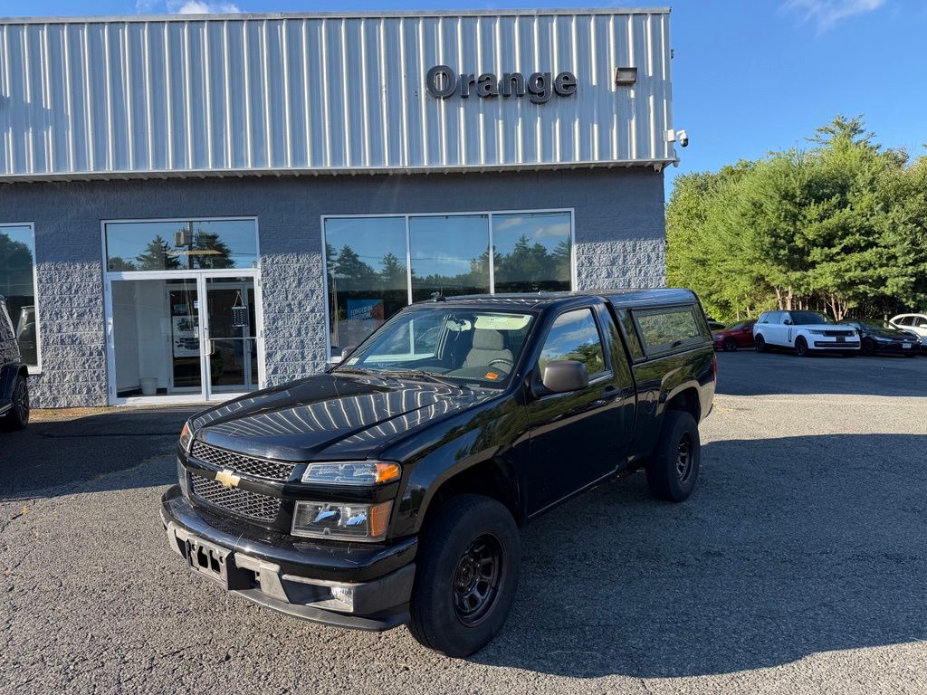 Black 2012 Chevrolet Colorado Pickup Truck Four-Wheel Drive 5-Speed Manual Overdrive