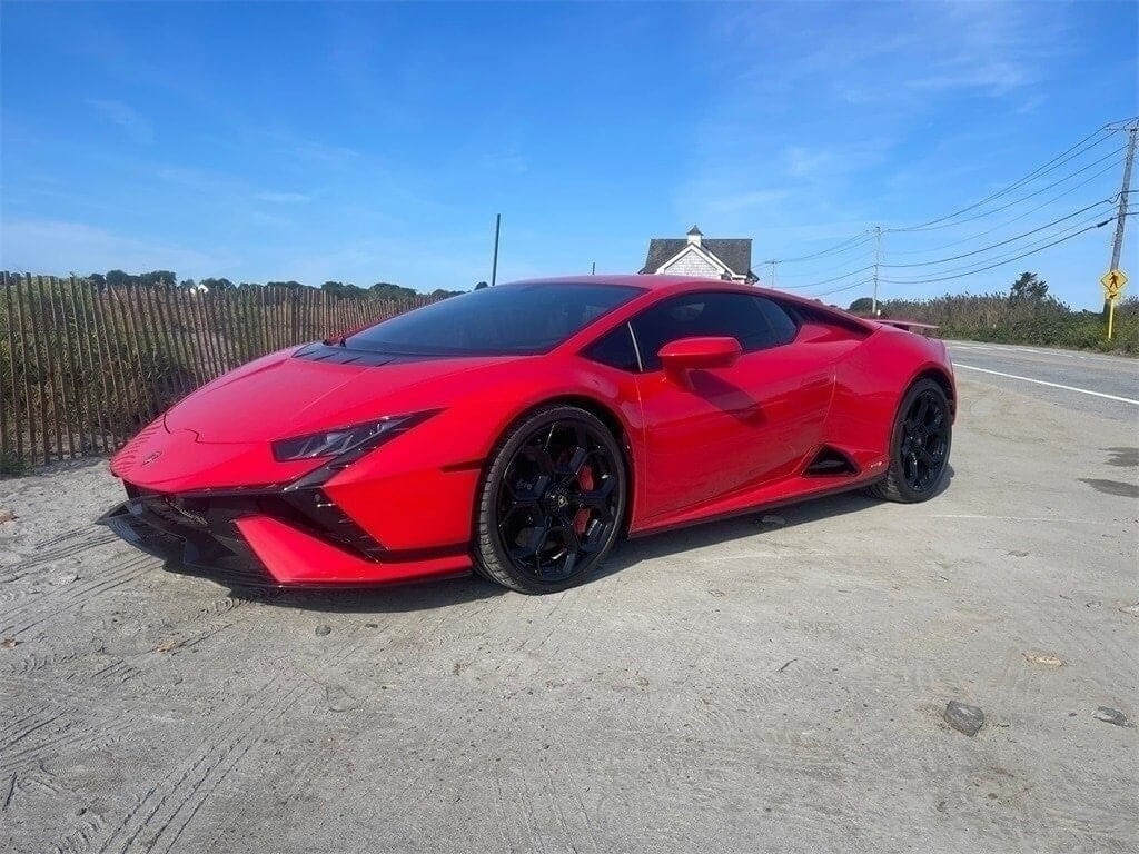 Used 2023 Lamborghini Huracan Tecnica with VIN ZHWUB6ZFXPLA24041 for sale in Orange, MA