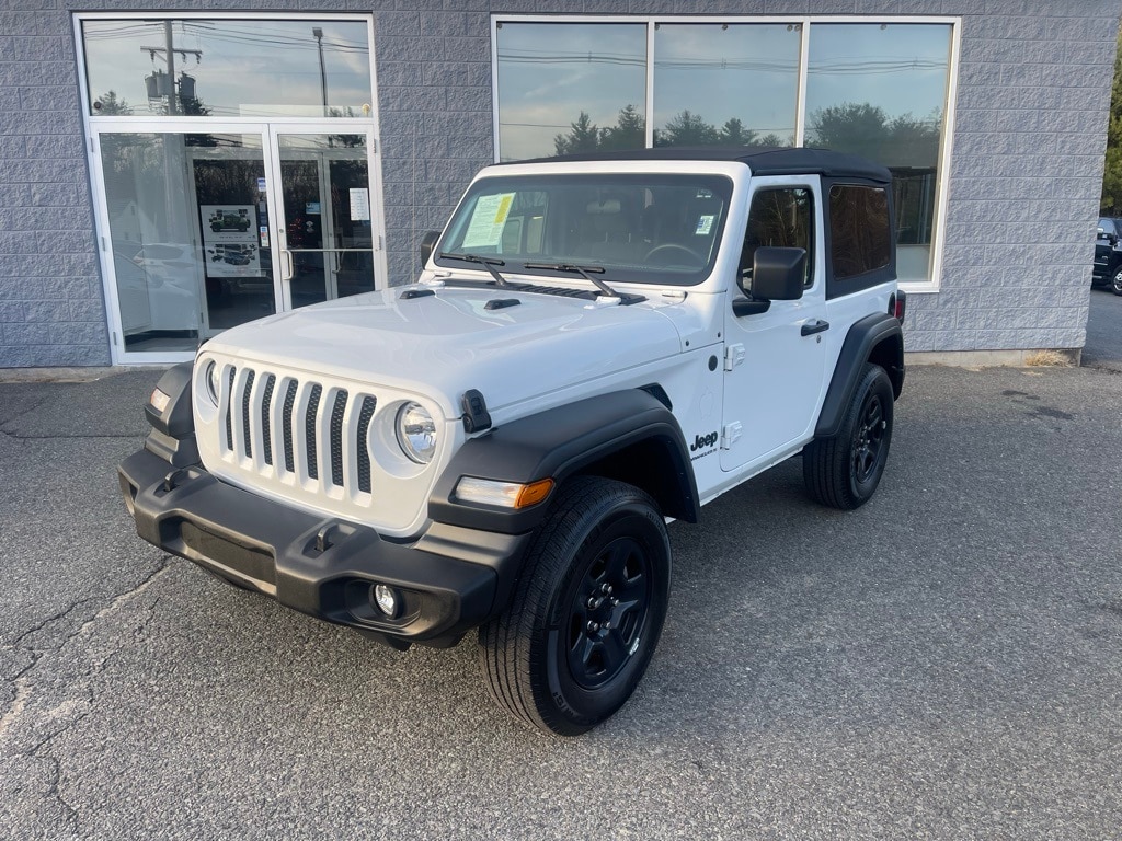 Used 2023 Jeep Wrangler 2-Door Sport with VIN 1C4GJXAN0PW640375 for sale in Orange, MA