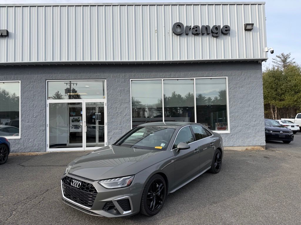 Gray 2023 Audi A4 quattro Premium Plus S Line 45 TFSI AWD Sedan All-Wheel Drive 7-Speed Automatic