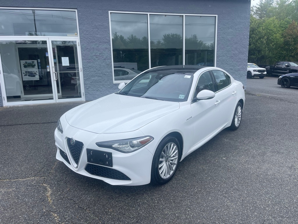 Used 2021 Alfa Romeo Giulia Base with VIN ZARFANAN9M7645943 for sale in Orange, MA