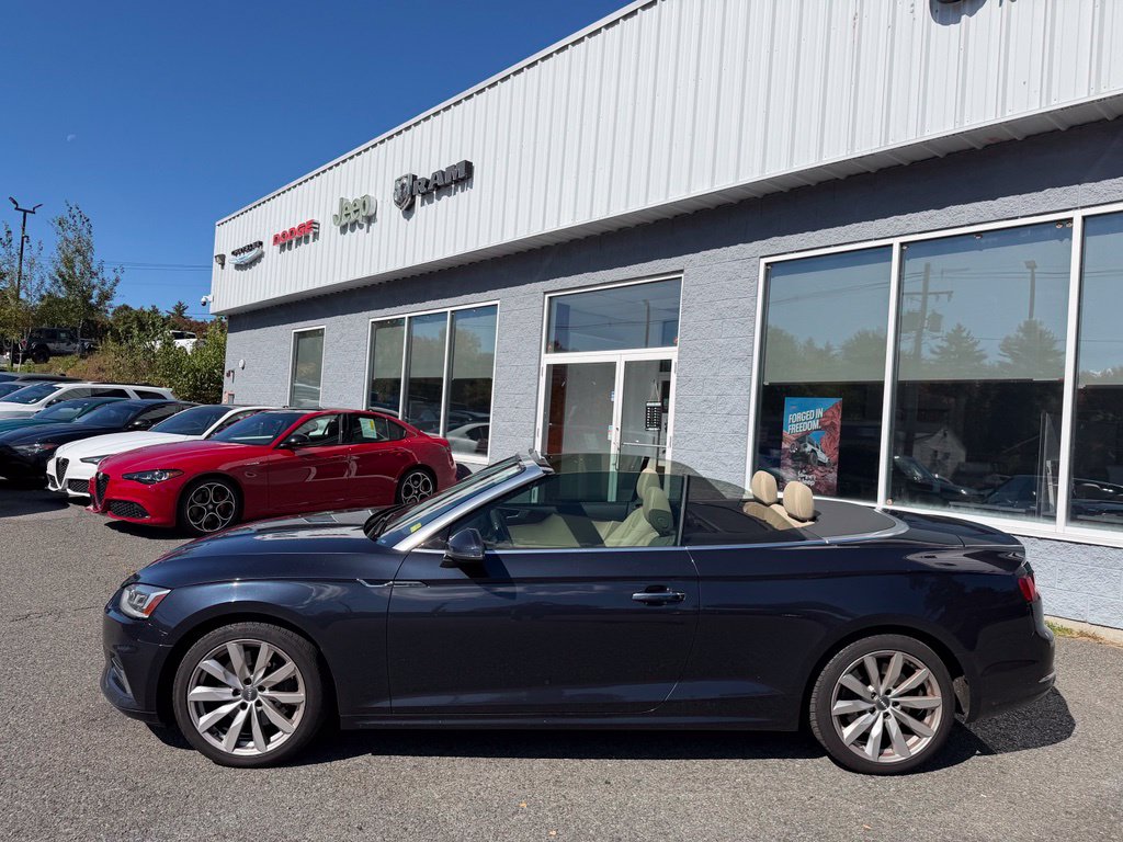 Used 2018 Audi A5 Cabriolet Premium Plus with VIN WAUYNGF58JN006906 for sale in Orange, MA