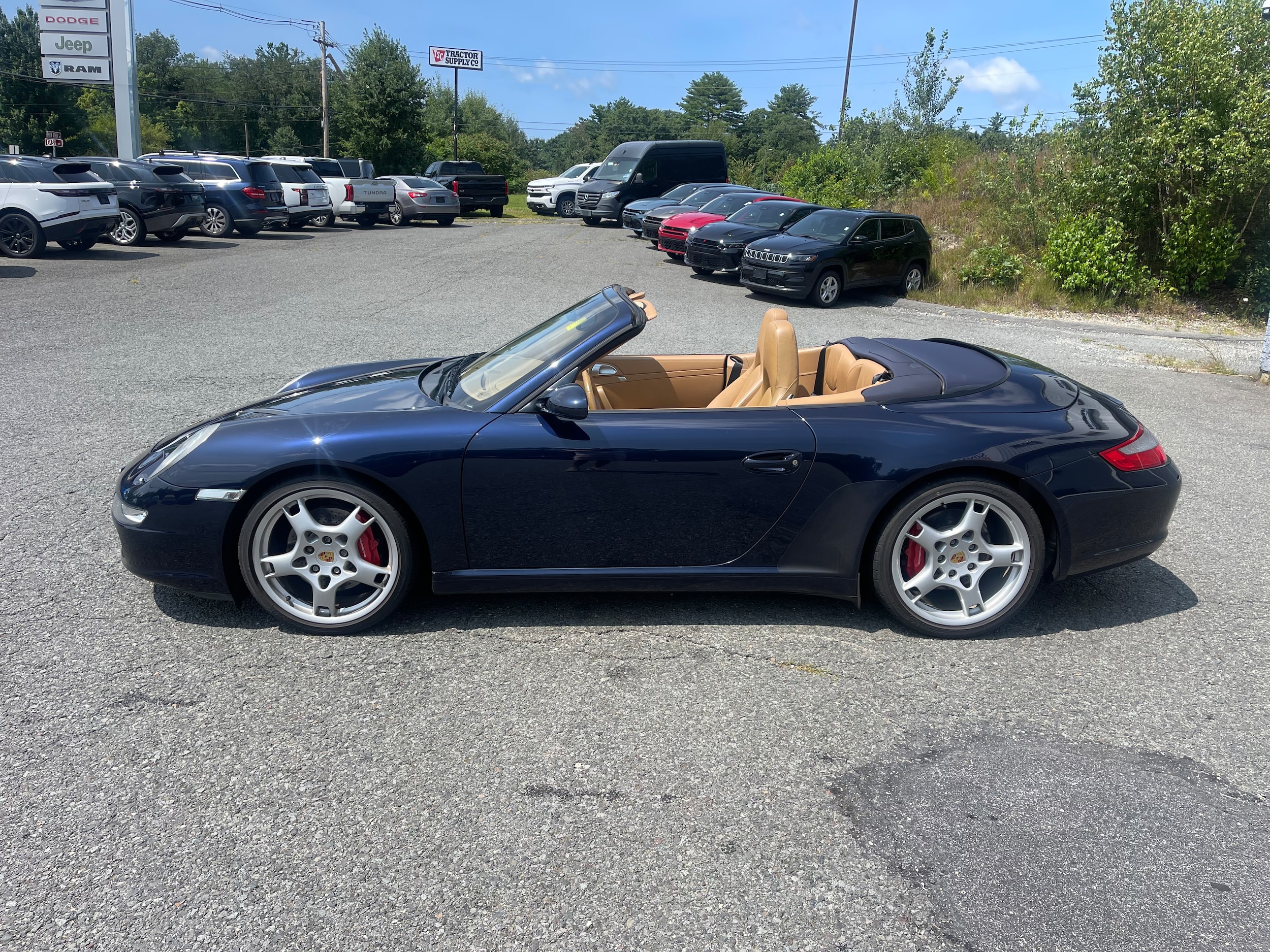 Used 2005 Porsche 911 Carrera S with VIN WP0CB29935S765638 for sale in Orange, MA