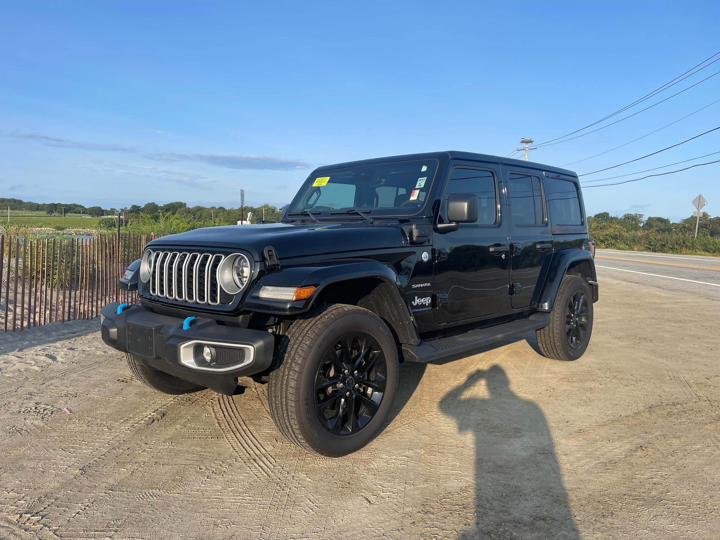 Used 2024 Jeep Wrangler 4xe Sahara 4XE with VIN 1C4RJXP65RW127280 for sale in Orange, MA