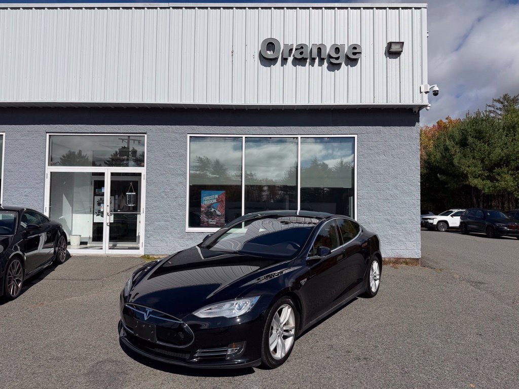 Used 2015 Tesla Model S 85D with VIN 5YJSA1H25FF090032 for sale in Orange, MA