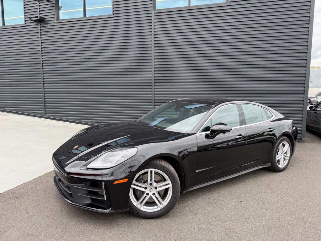 Jet Black Metallic 2025 Porsche Panamera Sedan All-Wheel Drive 8-Speed Automatic