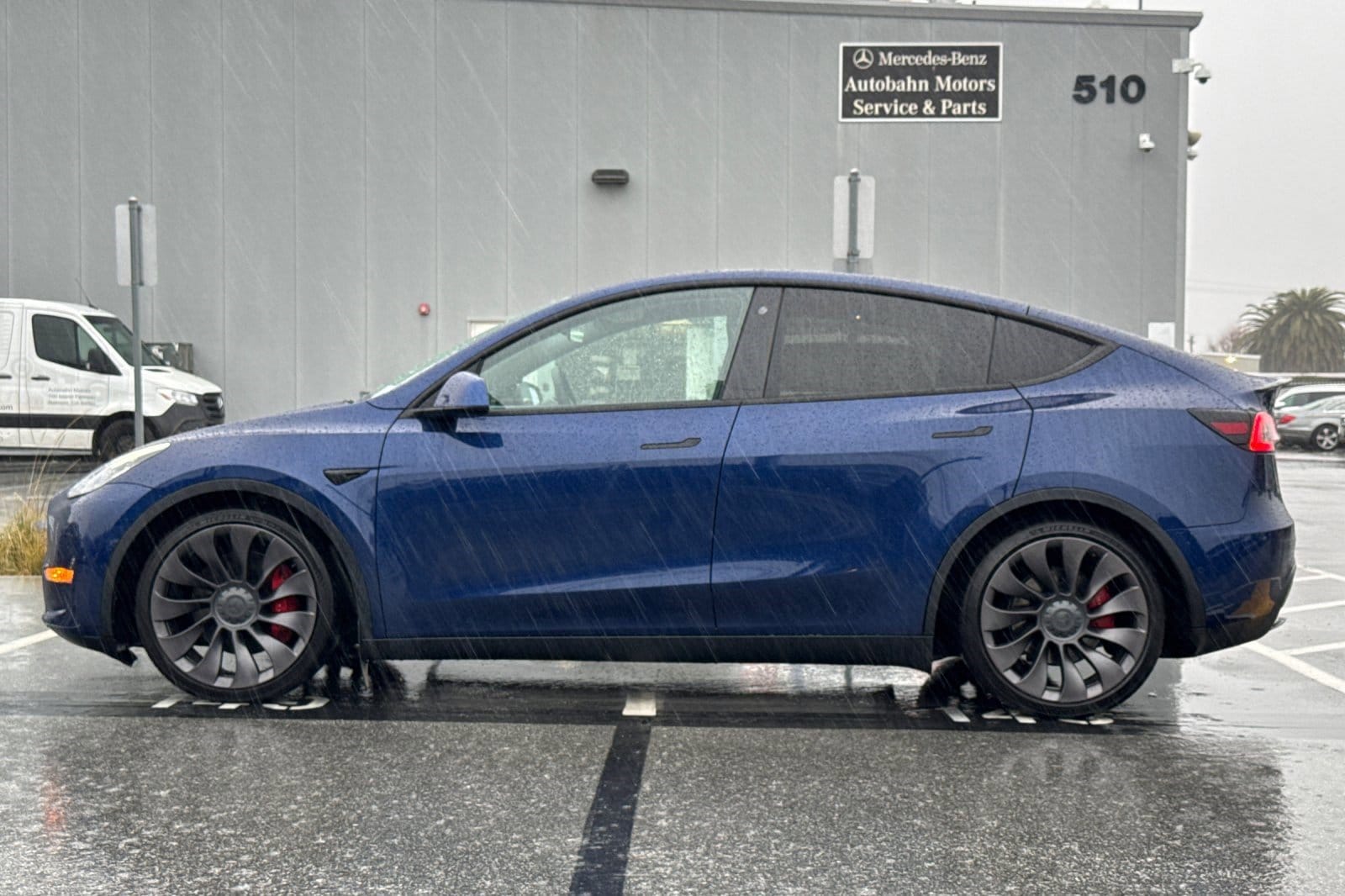 Used 2020 Tesla Model Y Performance with VIN 5YJYGDEF9LF057130 for sale in Belmont, CA