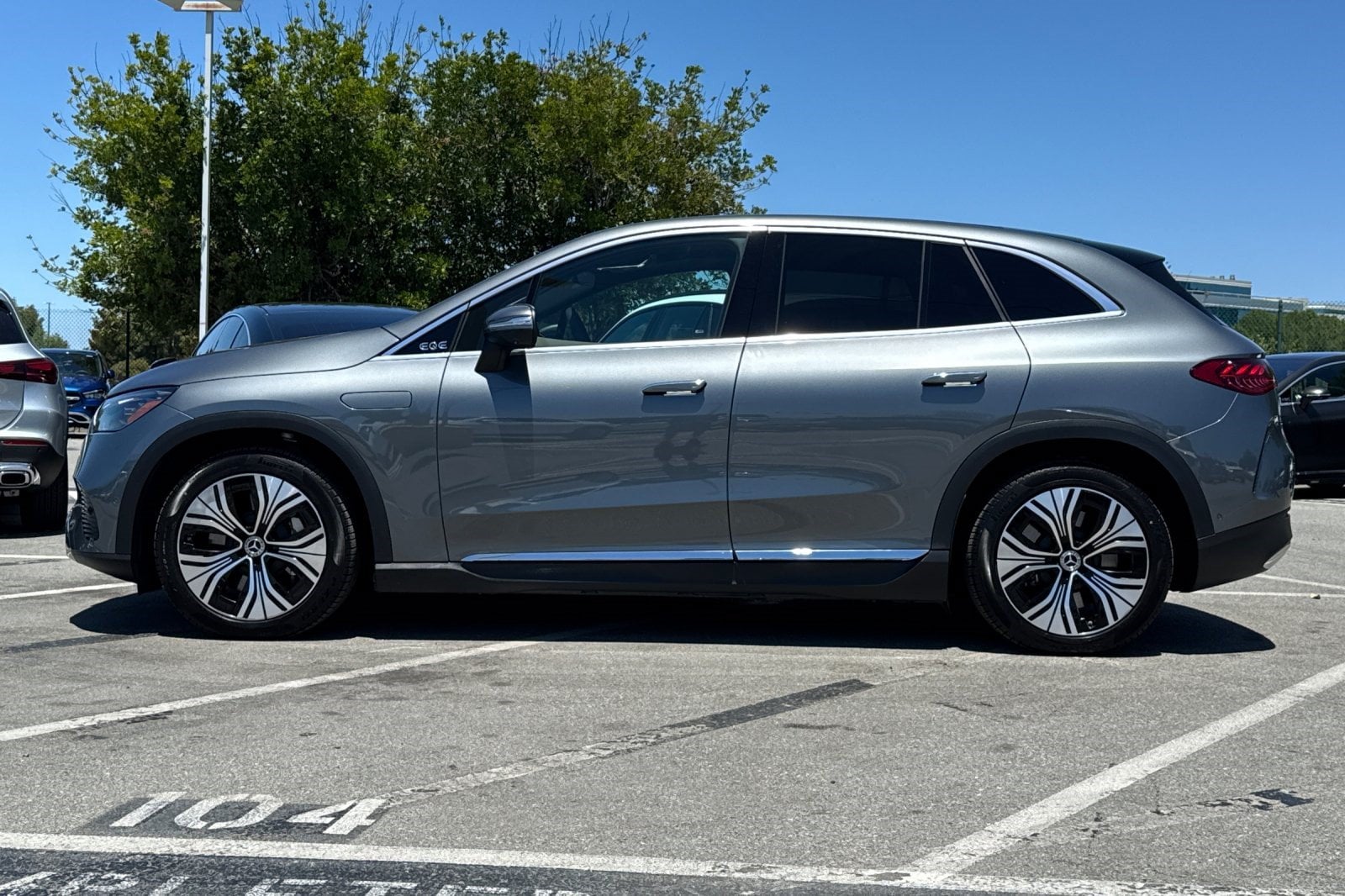 Certified 2023 Mercedes-Benz EQE SUV Base with VIN 4JGGM1CB9PA012329 for sale in Belmont, CA