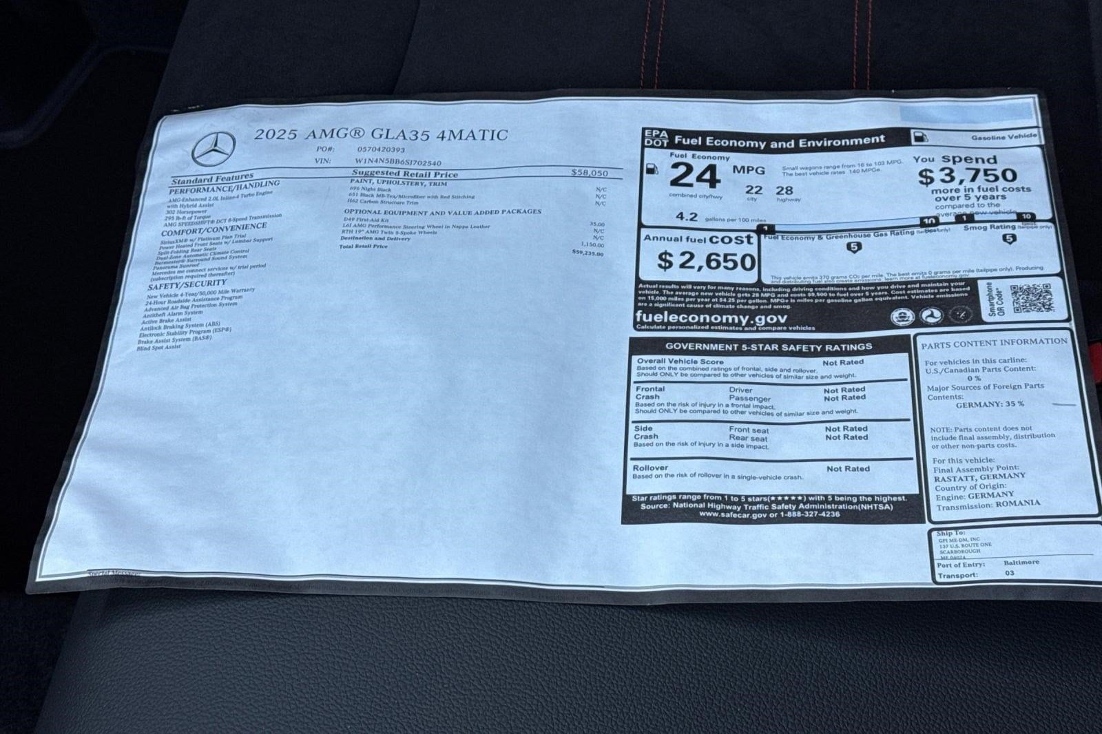 2025 Mercedes-Benz GLA GLA35 AMG - Photo 29