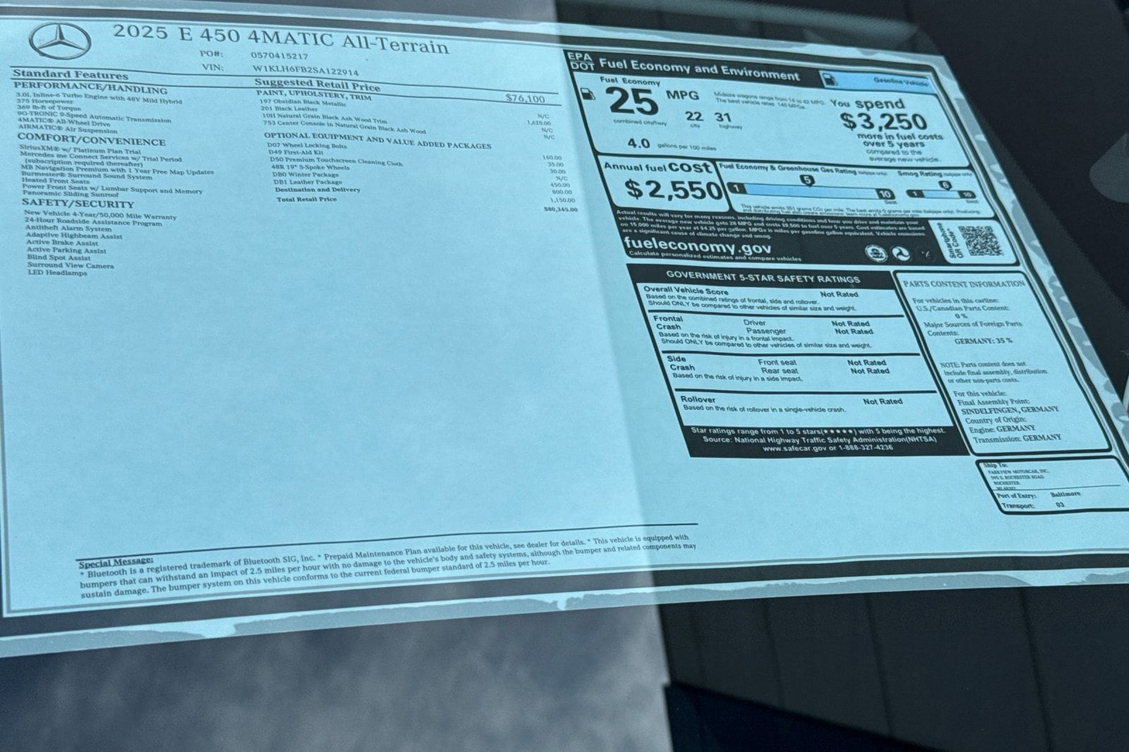 2025 Mercedes-Benz E-Class E450 All-Terrain - Photo 20