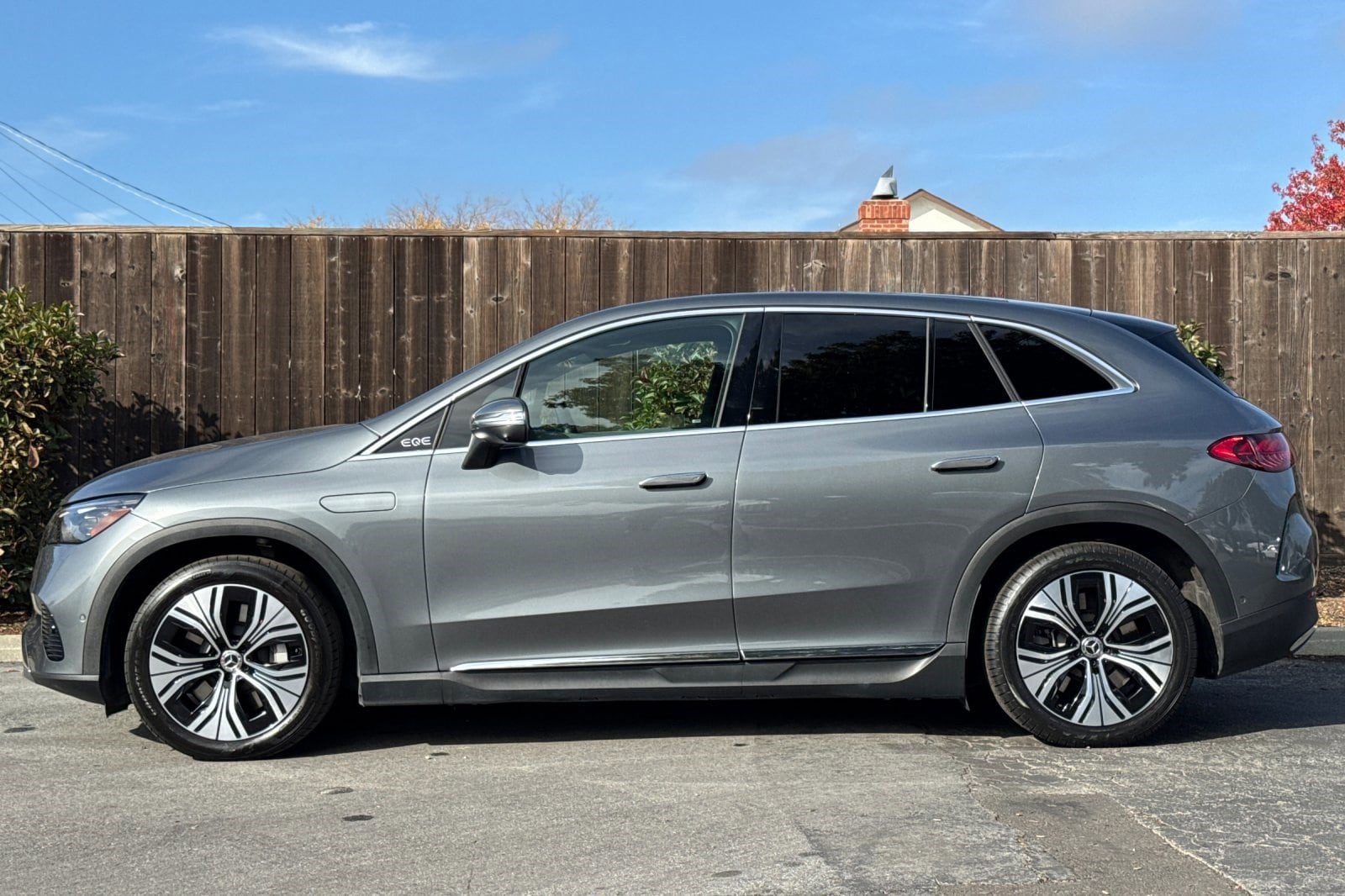 Certified 2023 Mercedes-Benz EQE SUV Base with VIN 4JGGM1CB0PA022537 for sale in Belmont, CA