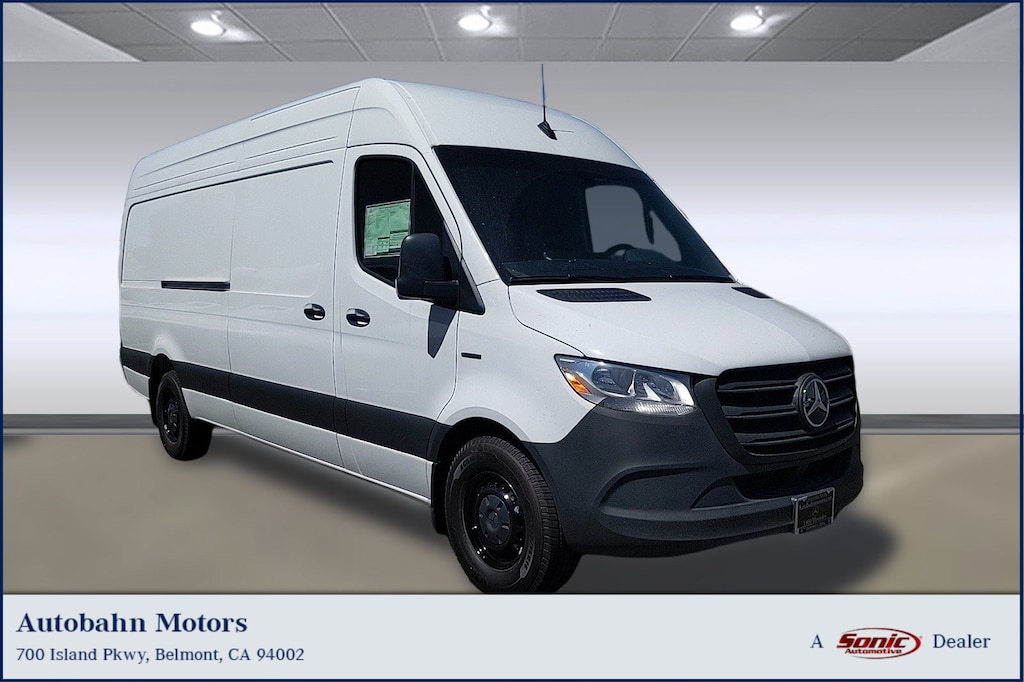 New 2024 Mercedes-Benz eSprinter 2500 High Roof HO Van Cargo Van