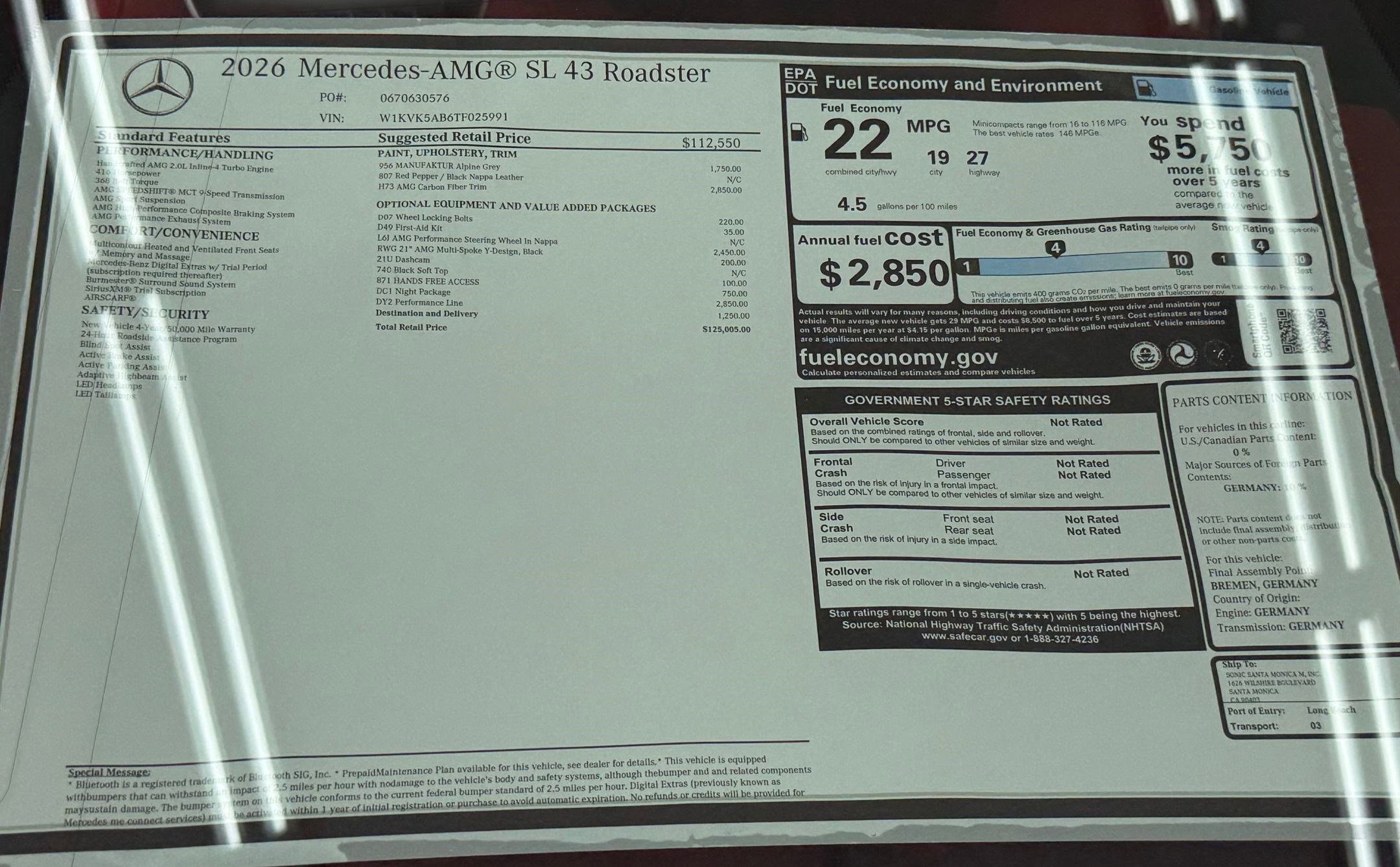 2026 Mercedes-Benz SL Mercedes-AMG - Photo 33