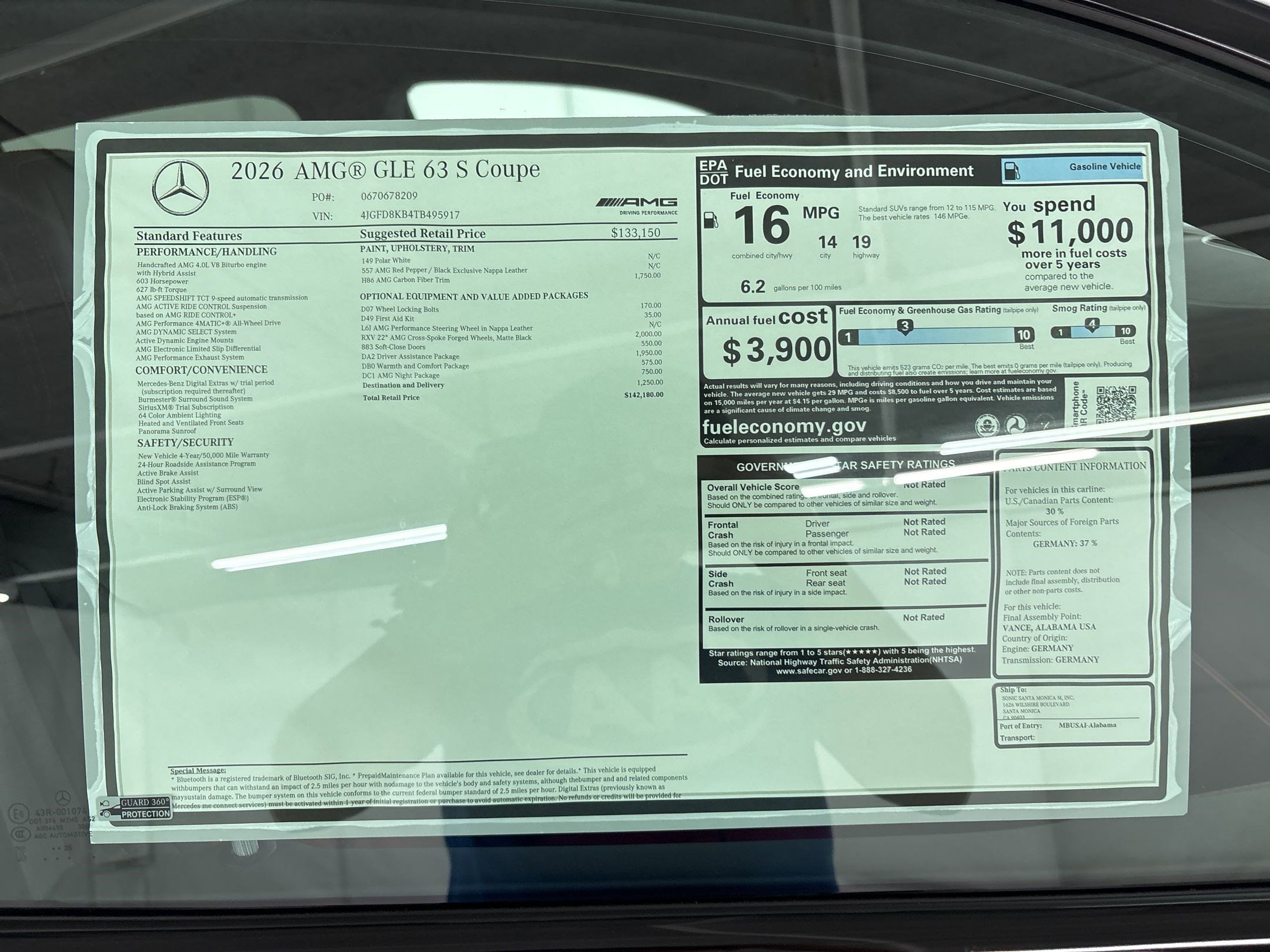 2026 Mercedes-Benz GLE Coupe GLE 63 S AMG - Photo 31