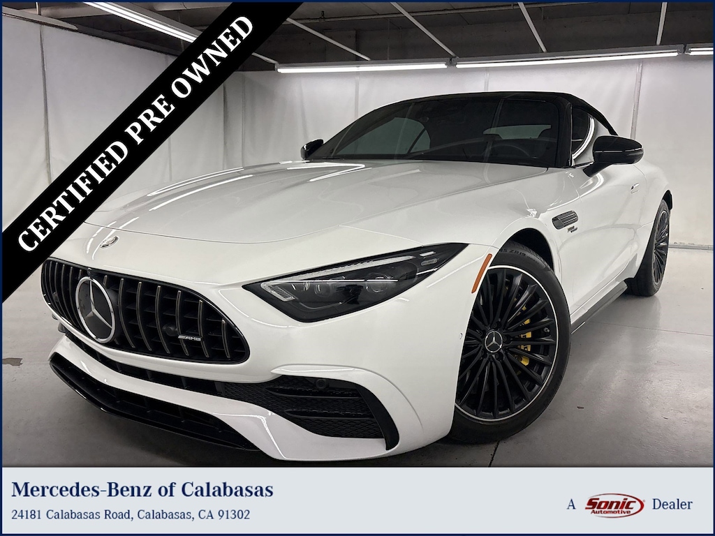 Certified 2025 Mercedes-Benz AMG SL 43 Base Convertible