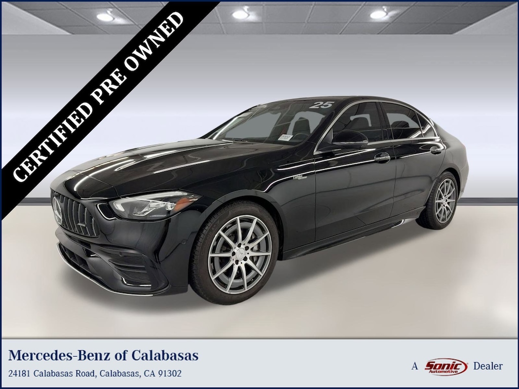 Certified 2025 Mercedes-Benz AMG C 43 4MATIC Sedan
