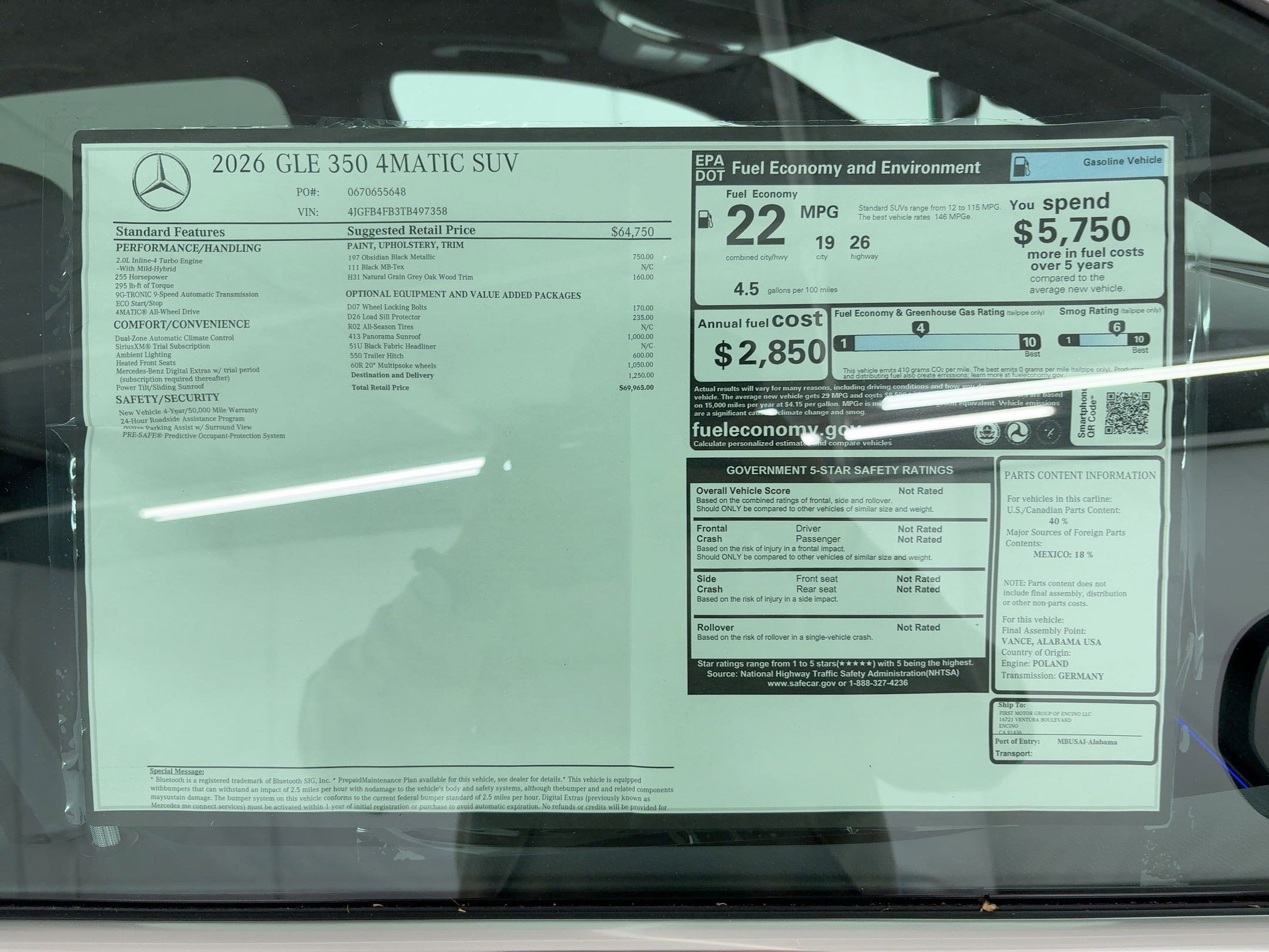 2026 Mercedes-Benz GLE GLE350 - Photo 31