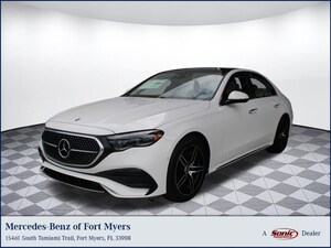 New 2026 Mercedes-Benz E-Class Sedan Polar White in Fort Myers
