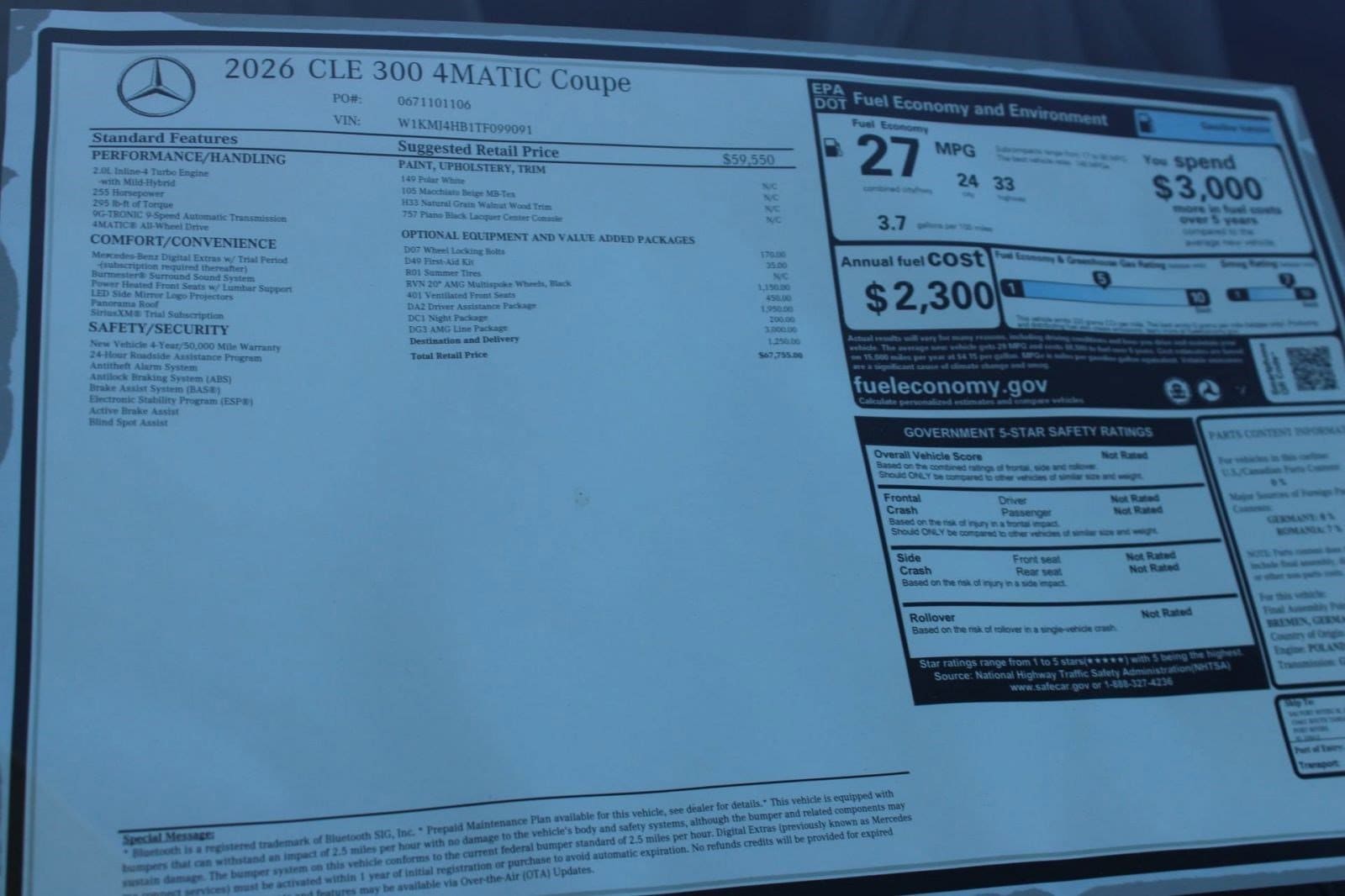 2026 Mercedes-Benz CLE CLE 300 - Photo 32
