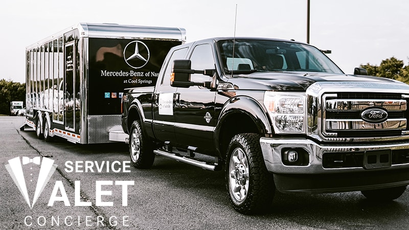Mercedes-Benz of Nashville Service Valet Concierge Trailer