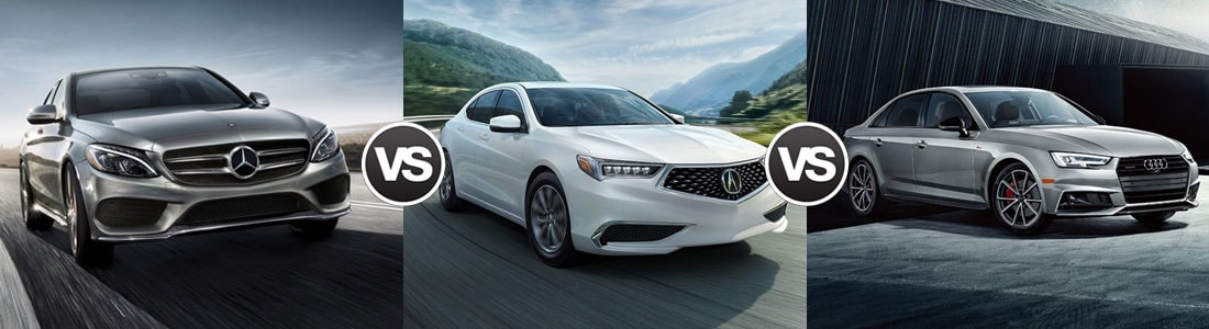 2018 Mercedes Benz C Class Vs Acura Tlx Vs Audi A4 Nashville Tn