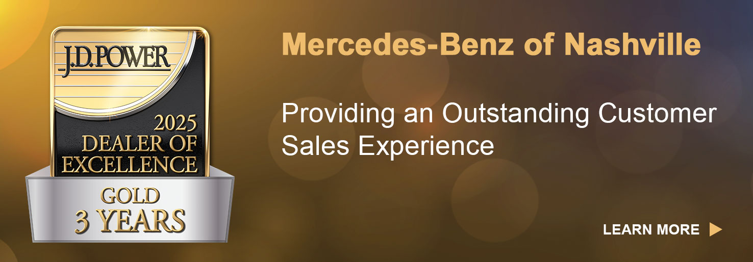 Mercedes-Benz of Nashville J.D. Power Dealer of Excellence Award